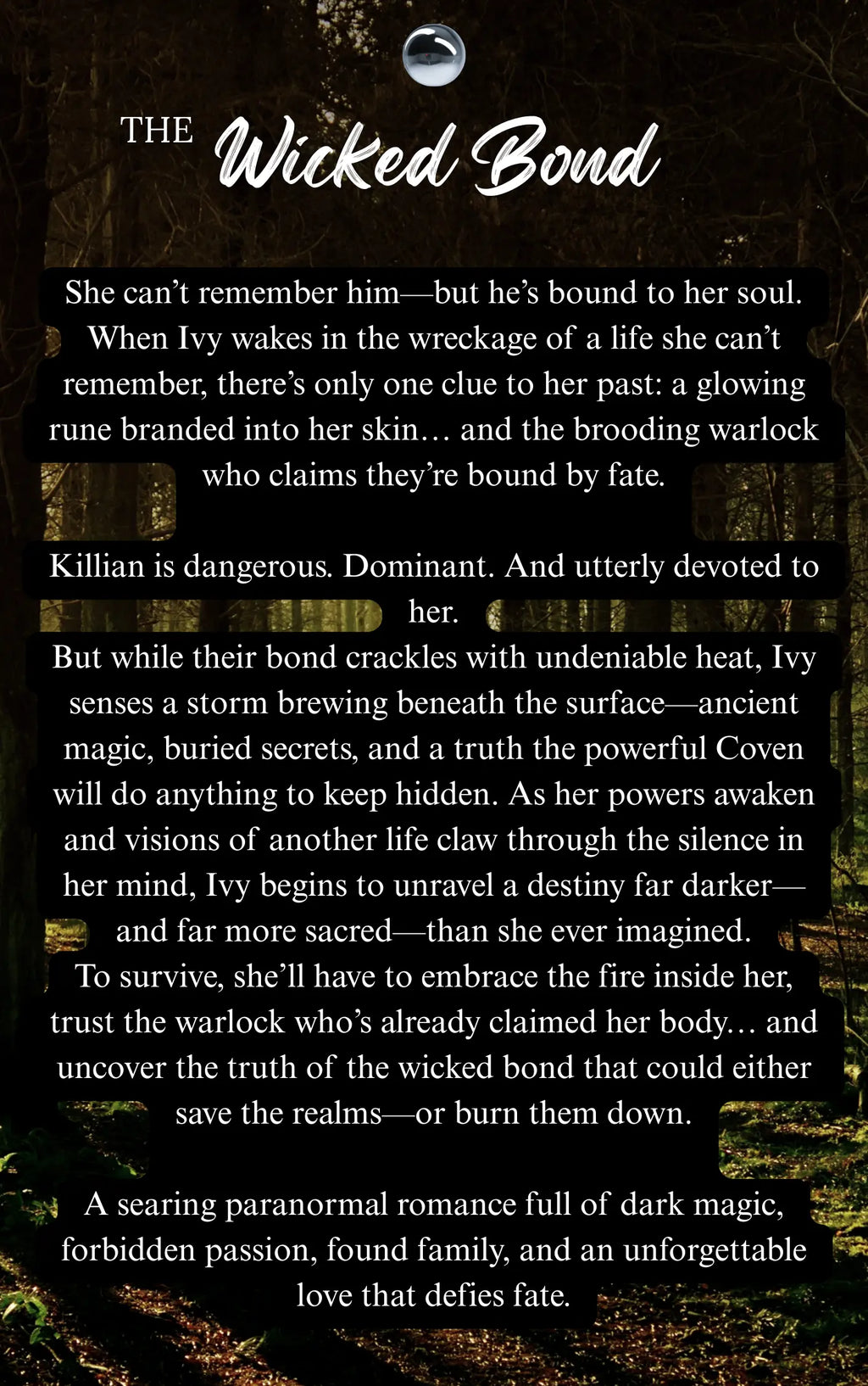 The Wicked Bond - Mia Monroe Romance