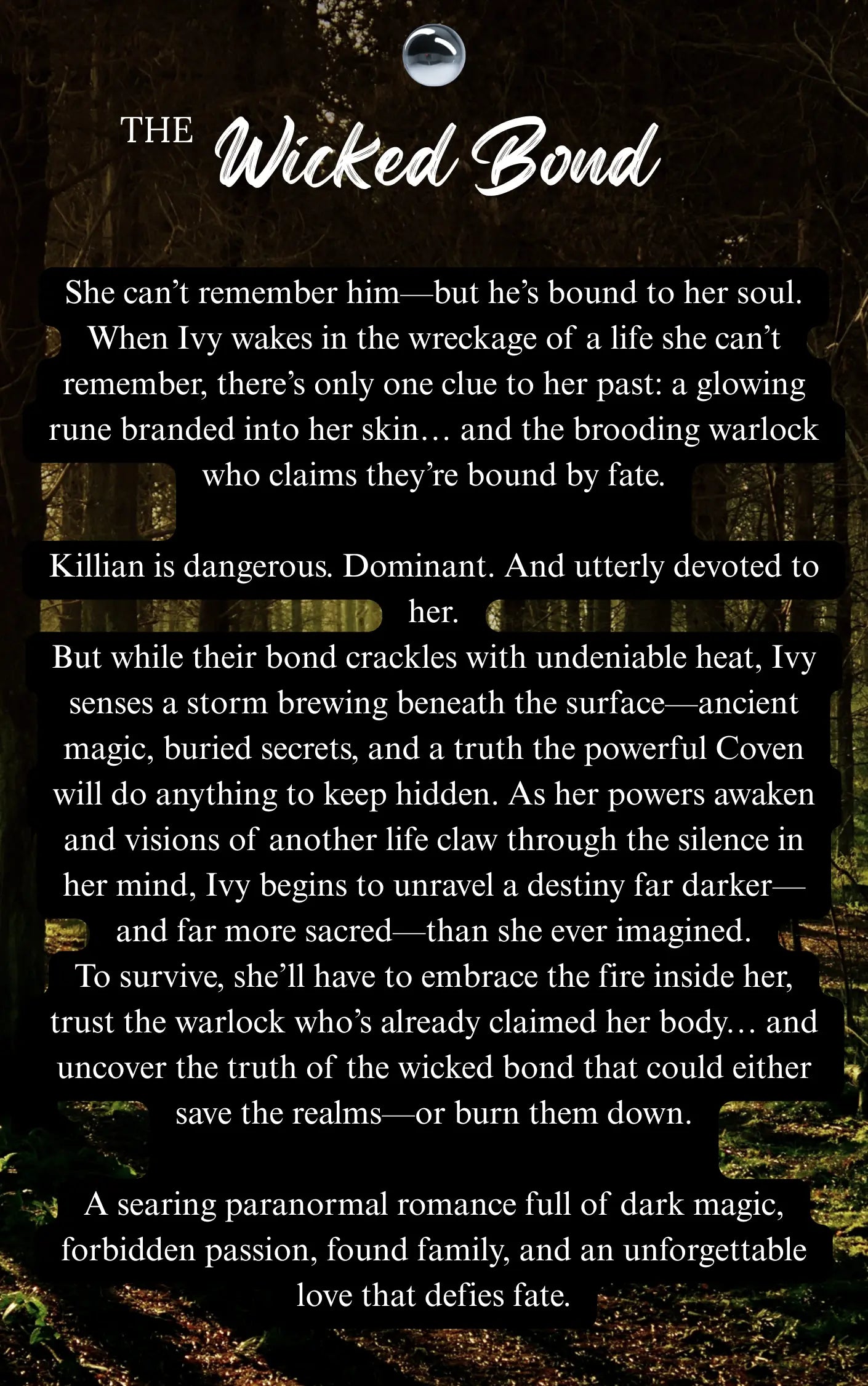 The Wicked Bond - Mia Monroe Romance